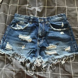 Denim shorts
